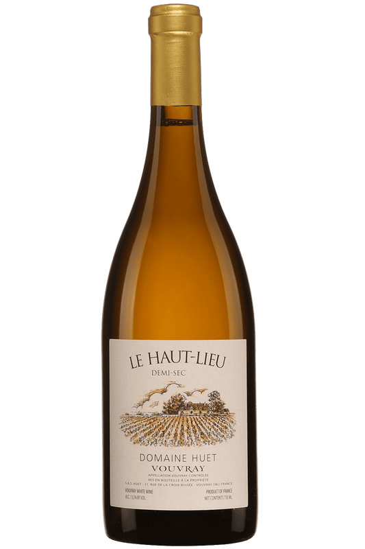 Domaine Huet, Le Haut-Lieu Demi-Sec, Vouvray AOC 2018(1x75cl) - TwoMoreGlasses.com