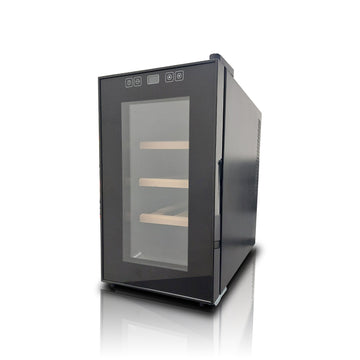 aMagic 8 bottles 23L wine cabinet 3 layer wooden frame Tall Style