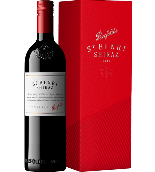 Penfolds St Henri Shiraz 2018 with Giftbox (1x75cl) - TwoMoreGlasses.com