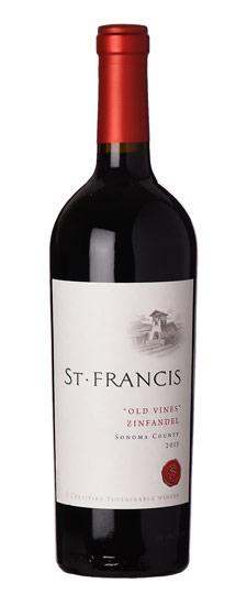 St. Francis Old Vines Zinfandel 2019 (1x75cl) - TwoMoreGlasses.com
