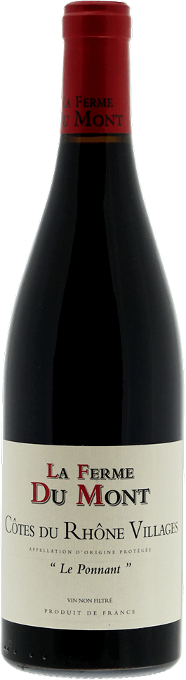 La Ferme du Mont Cotes du Rhone Villages Rouge "Le Ponnant" 2021 (1x75cl)