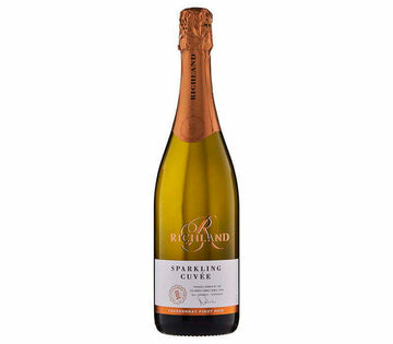 Richland Sparkling Chardonnay Pinot Noir NV (1x75cl) - TwoMoreGlasses.com