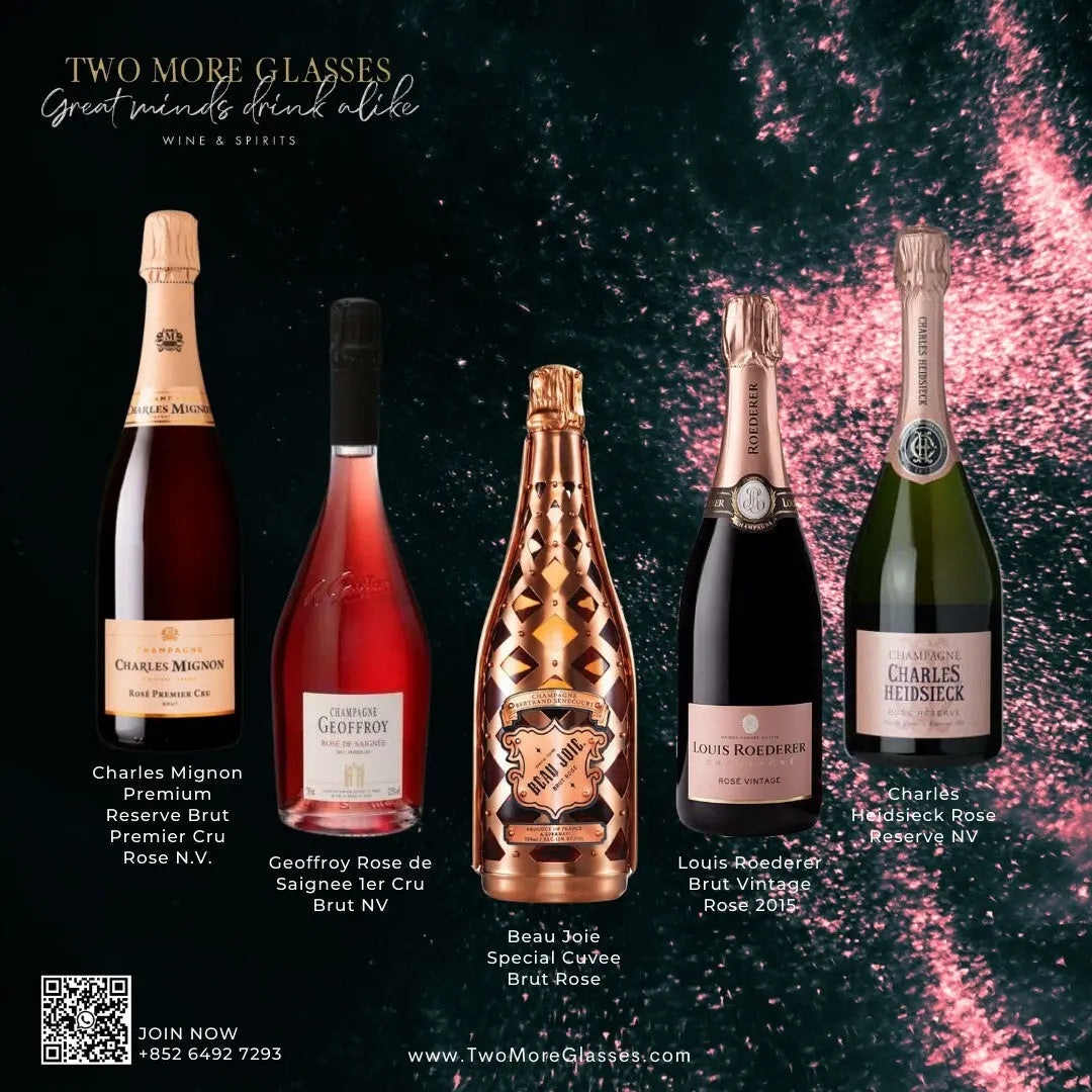[Wine Tasting] Rose Champagne Tasting (Sheung Wan 25-May) - TwoMoreGlasses.com