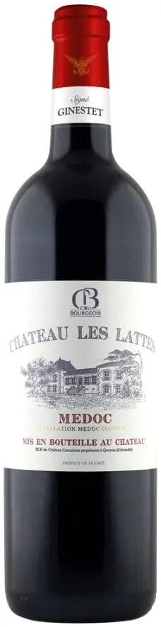 Chateau Les Lattes Cru Bourgeois 2015 Medoc (1x75cl) - TwoMoreGlasses.com