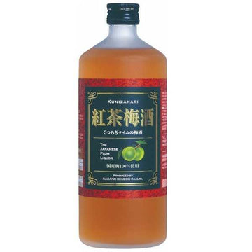 國盛紅茶梅酒 Kunizakari Koucha Umeshu (1x72cl) - TwoMoreGlasses.com