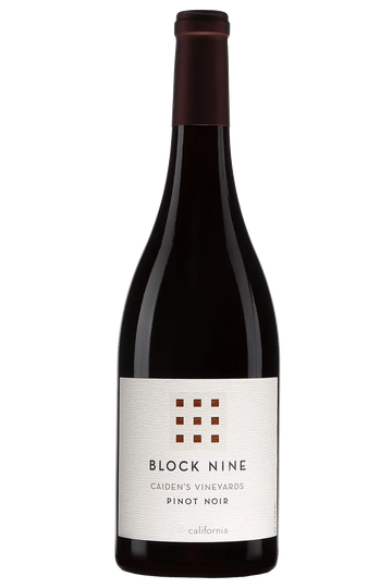 Block Nine Pinot Noir 2021 (1x75cl) - TwoMoreGlasses.com