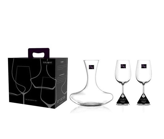Lucaris Set of Bliss Decanter &amp; SHS Glass - TwoMoreGlasses.com