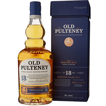 Old Pulteney 18YO Single Malt (1x70cl) - TwoMoreGlasses.com