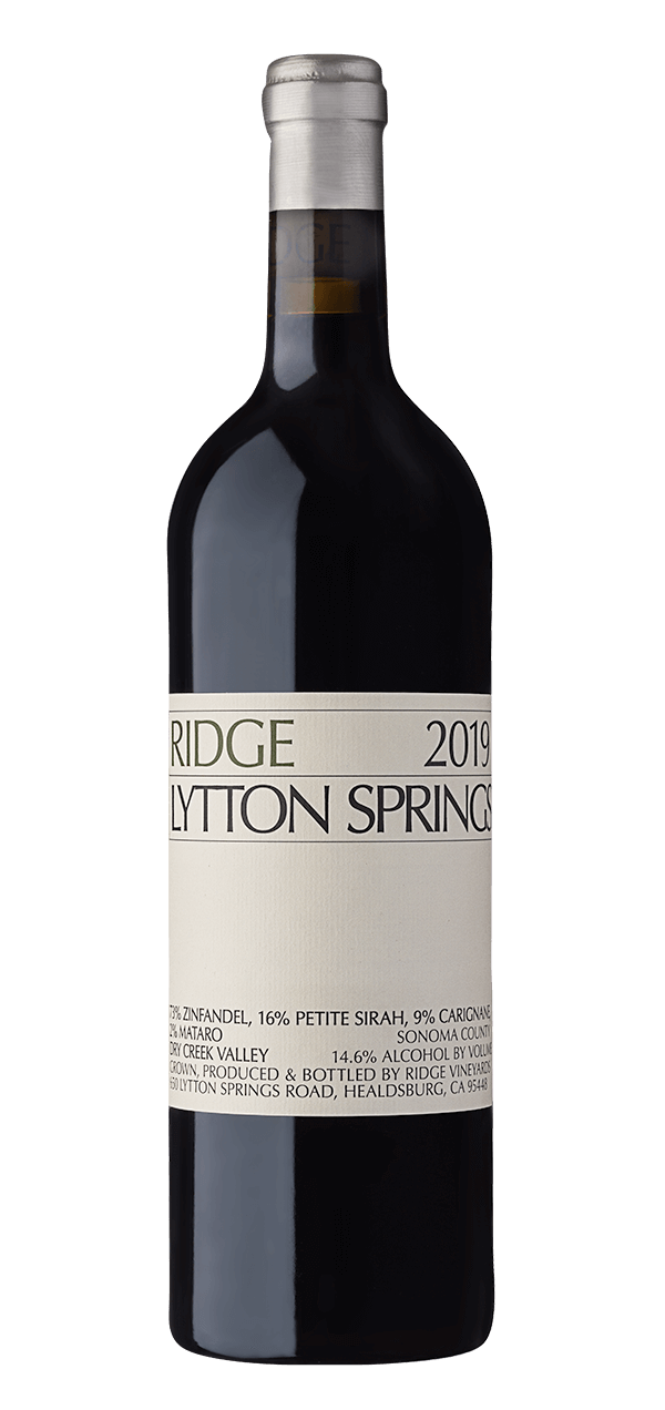 Ridge Lytton Springs, Zinfandel Blend, Dry Creek Valley 2020 (1x75cl) - TwoMoreGlasses.com