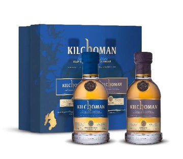 Kilchoman Machir Bay and Sanaig 20cl Gift Pack (2x20cl) - TwoMoreGlasses.com