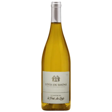 Chateau de la Font du Loup Signature by la Font du Loup Blanc 2021 Cotes du Rhone (1x75cl) - TwoMoreGlasses.com