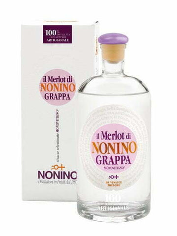 Grappa Monovitigno Il Merlot NV (1x70cl) - TwoMoreGlasses.com