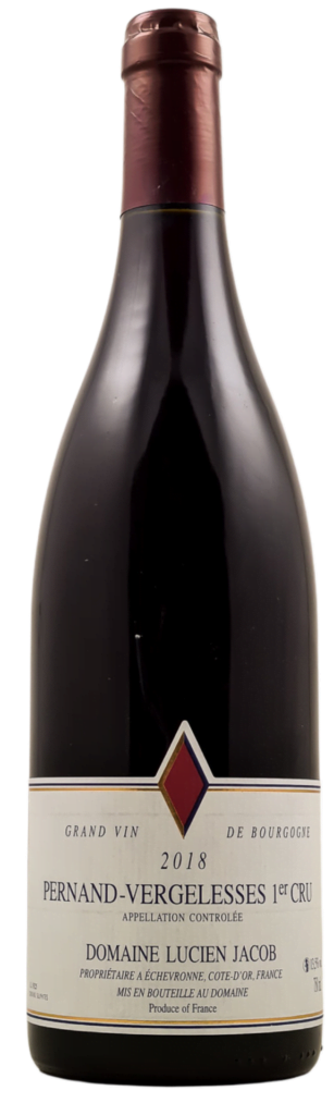 Domaine Lucien Jacob Pernand Vergelesses 1er Cru Rouge 2018 (1x75cl) - TwoMoreGlasses.com