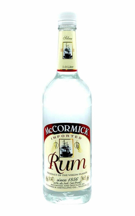 McCormick Silver Rum (1x100cl) - TwoMoreGlasses.com