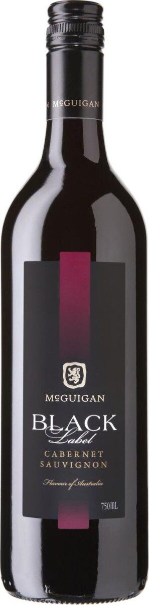 McGuigan Black Label Cabernet Sauvignon 2021 (1x75cl) - TwoMoreGlasses.com