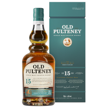 Old Pulteney 15YO Single Malt (1x70cl) - TwoMoreGlasses.com