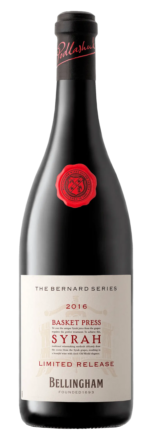 BELLINGHAM Bernard Series Basket Press Syrah 2018 (1x75cl) - TwoMoreGlasses.com