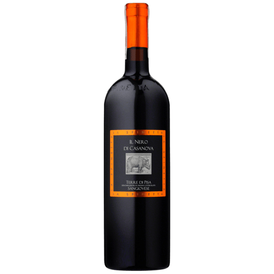 La Spinetta Il Nero di Casanova Terre di Pisa Sangiovese 2018 (1x75cl) - TwoMoreGlasses.com