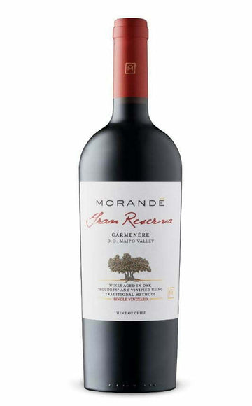 Morande Gran Reserva Carmenere 2019 Maipo Valley (1x75cl) - TwoMoreGlasses.com