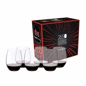 Riedel 265 Years O Wine Tumbler Cabernet Sauvignon (Set of 6) - TwoMoreGlasses.com