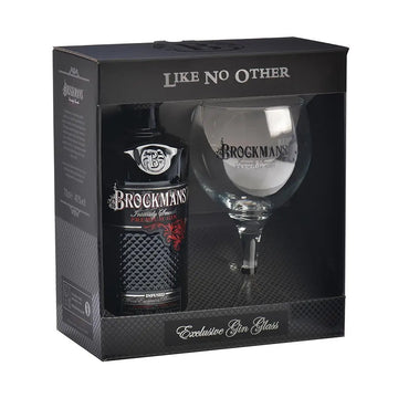 Brockmans Gin with Glass - Gift Set (1x70cl) - TwoMoreGlasses.com