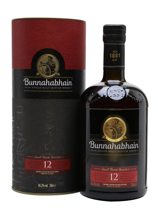 Bunnahabhain 12 Years Old (1x70cl) - TwoMoreGlasses.com