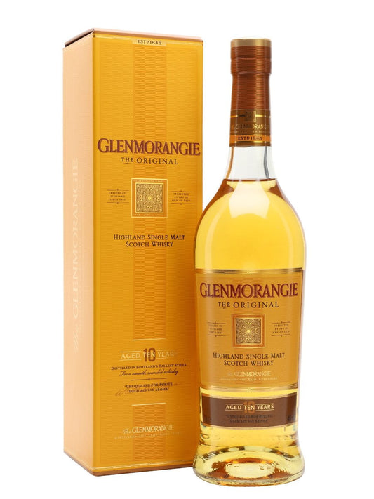 Glenmorangie The Original 10 Year Single Malt Whisky (1x70cl) - TwoMoreGlasses.com