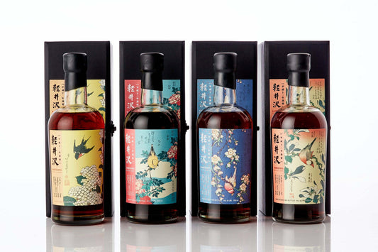 Karuizawa Single Sherry Cask 18 Year Old Flower and Bird Series Set 2000 ??? "???" ?? (4x70cl) - TwoMoreGlasses.com