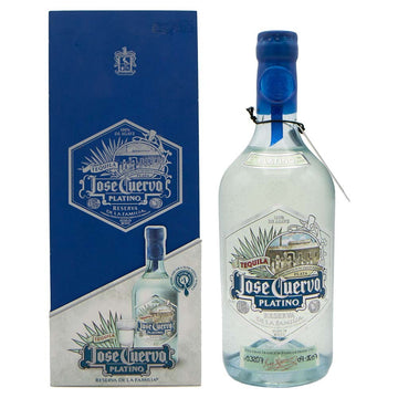 Jose Cuervo Platino (Wooden Gift Box) (1x75cl) - TwoMoreGlasses.com