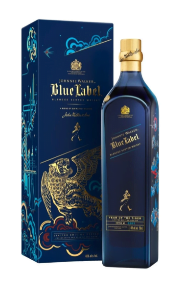 Johnnie Walker Blue Label Year of the Tiger Limited Edition (1x75cl) - TwoMoreGlasses.com