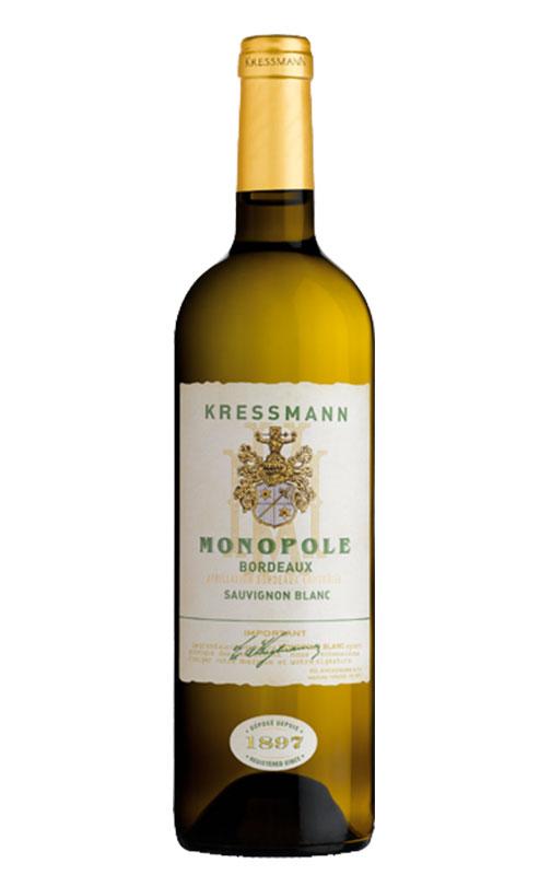 Kressmann Monopole Blanc Bordeaux AOC 2018 (1x75cl) - TwoMoreGlasses.com