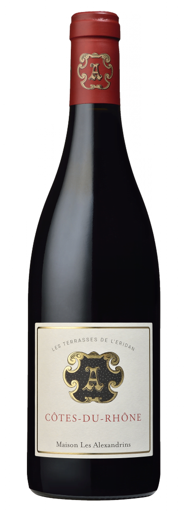 Maison Les Alexandrins, Cotes du Rhone Rouge AOC 2017 (1x75cl) - TwoMoreGlasses.com