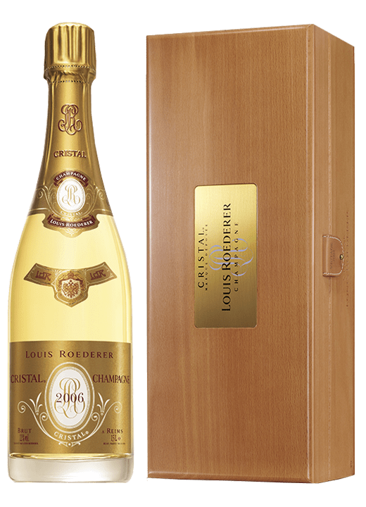 Louis Roederer Cristal 2006 with Wooden Box (1x150cl) - TwoMoreGlasses.com