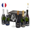 Saint-Reol "Decanter 2021" Box of 5 bottles w/ 1 Riedel Champagne Glass (1xSet) TwoMoreGlasses.com- Two More Glasses