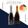 3 Billecart Salmon Brut Reserve Champagne NV x 3 Charles Mignon Premium Reserve Brut Premier Cru N.V. with 2 champagne fluet set (6x75cl) TwoMoreGlasses.com- Two More Glasses