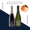 3 Billecart Salmon Brut Reserve Champagne NV x 3 Allouchery Perseval Champagne 1er Cru La Reserve Brut with 2 champagne fluet set (6x75cl) TwoMoreGlasses.com- Two More Glasses