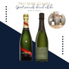 Mumm Cordon Rouge NV x Allouchery Perseval Champager 1er Cru La Reserve Brut with 2 mumm flute set (6x75cl)