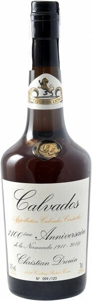 Christian Drouin Coeur de Lion Calvados "1100eme Anniversaire de la Normandie" Limited Edition (1x75cl) TwoMoreGlasses.com- Two More Glasses