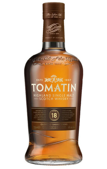 Tomatin 18 Year Old 46% (1x70cl) TwoMoreGlasses.com- Two More Glasses