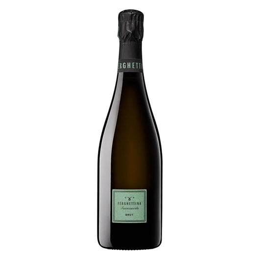 Ferghettina Franciacorta Brut NV(1x75cl) TwoMoreGlasses.com- Two More Glasses