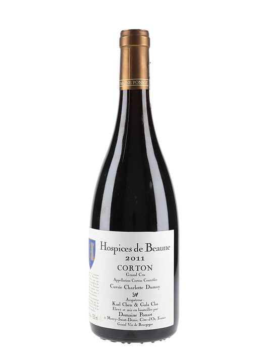 Domaine Ponsot Corton Grand Cru Hospices de Beaune Cuvee Charlotte Dumay 2011 (1x75cl) TwoMoreGlasses.com- Two More Glasses
