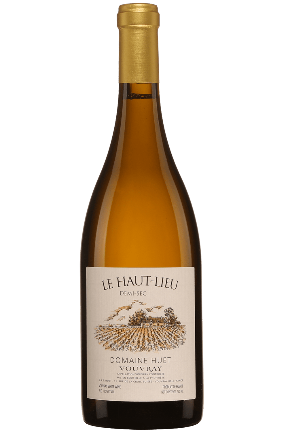 Domaine Huet, Le Haut-Lieu Demi-Sec, Vouvray AOC 2018(1x75cl) - TwoMoreGlasses.com