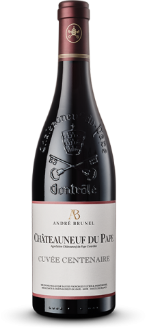 Domaine Andre Brunel Chateauneuf du Pape "Cuvee Centenaire" Rouge 2015 (1x75cl) TwoMoreGlasses.com- Two More Glasses