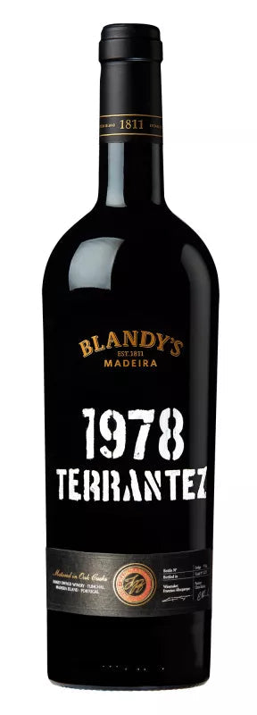Blandy's Terrantez Vintage Madeira 1978 (1x75cl) TwoMoreGlasses.com- Two More Glasses