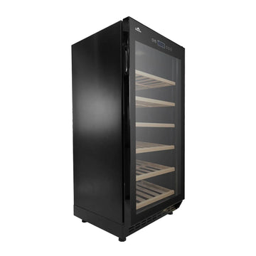 Acalava 70 bottles 188L Wine Cabinet fan cooling compressor wooden frame cooling fridge