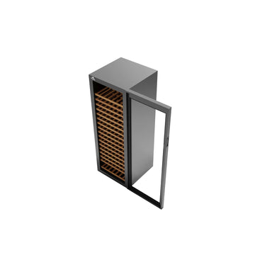 Acalava 230 bottles 600L Wine Cabinet compressor wooden frame cooling fridge