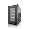aMagic 8 bottles 23L wine cabinet 3 layer wooden frame Tall Style