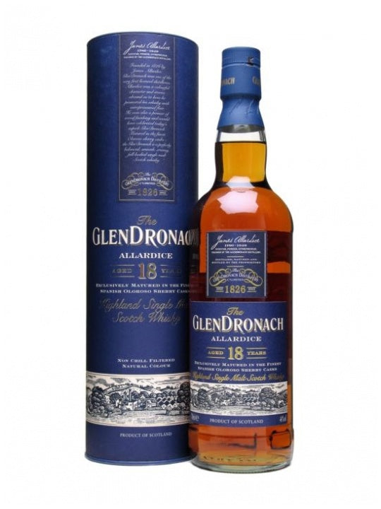 GlenDronach 18 Years Old Single Malt Whisky (1x70cl)