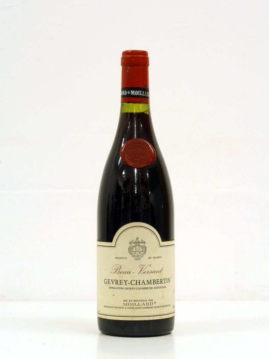 Moillard Gevray Chambertin Beau Versants 1989 年 (1x75cl)