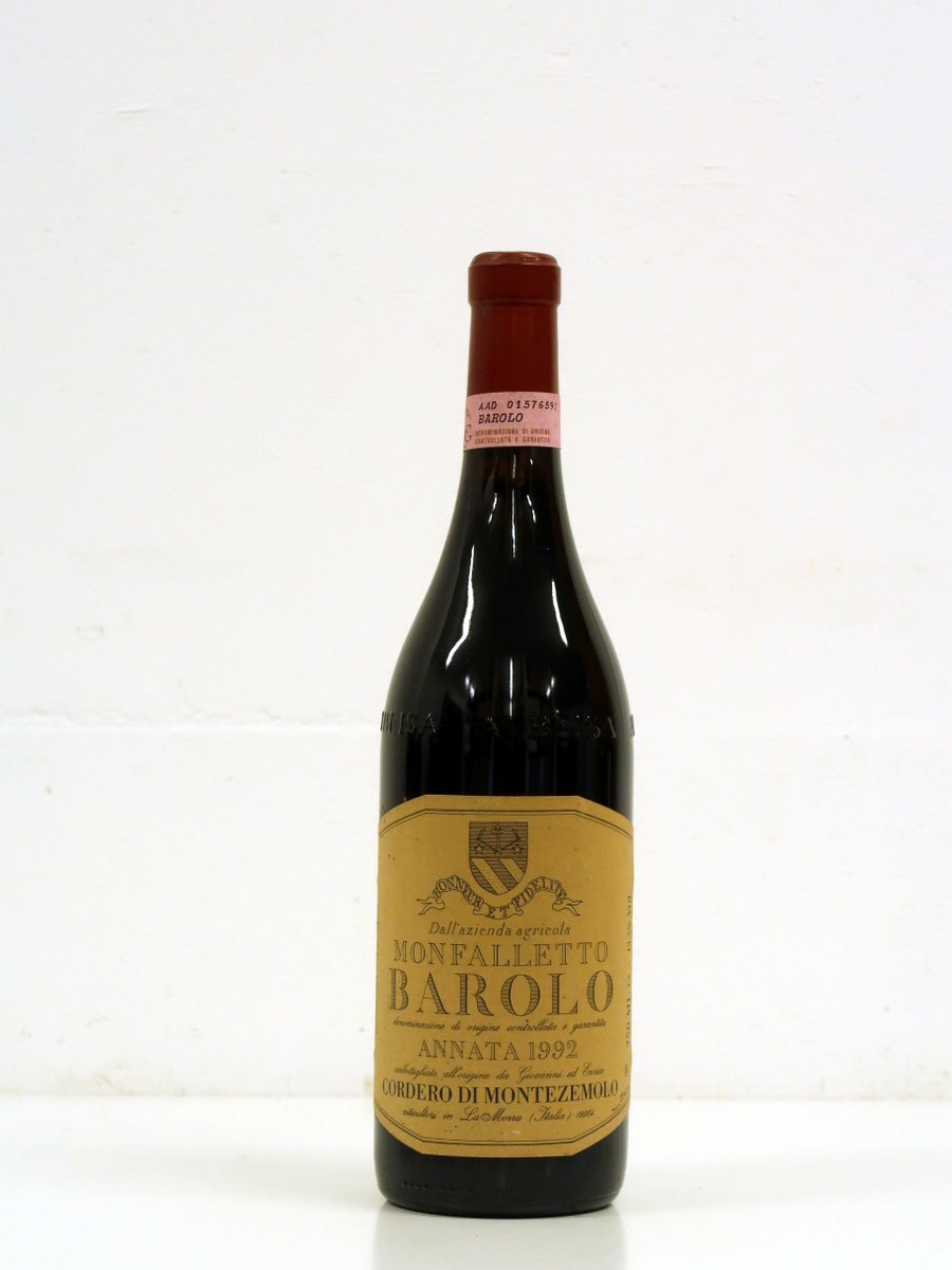 Cordero di Montezemolo Barolo Monfalletto 1992 (1x75cl)